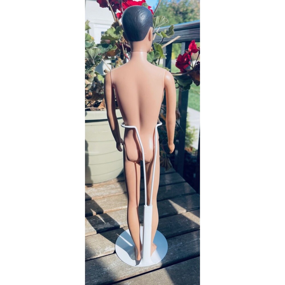 Mattel Ken Doll #750 Original Red White Swim Outfit 1965 Blue Eyes Painted Hair - Picture 8 of 12